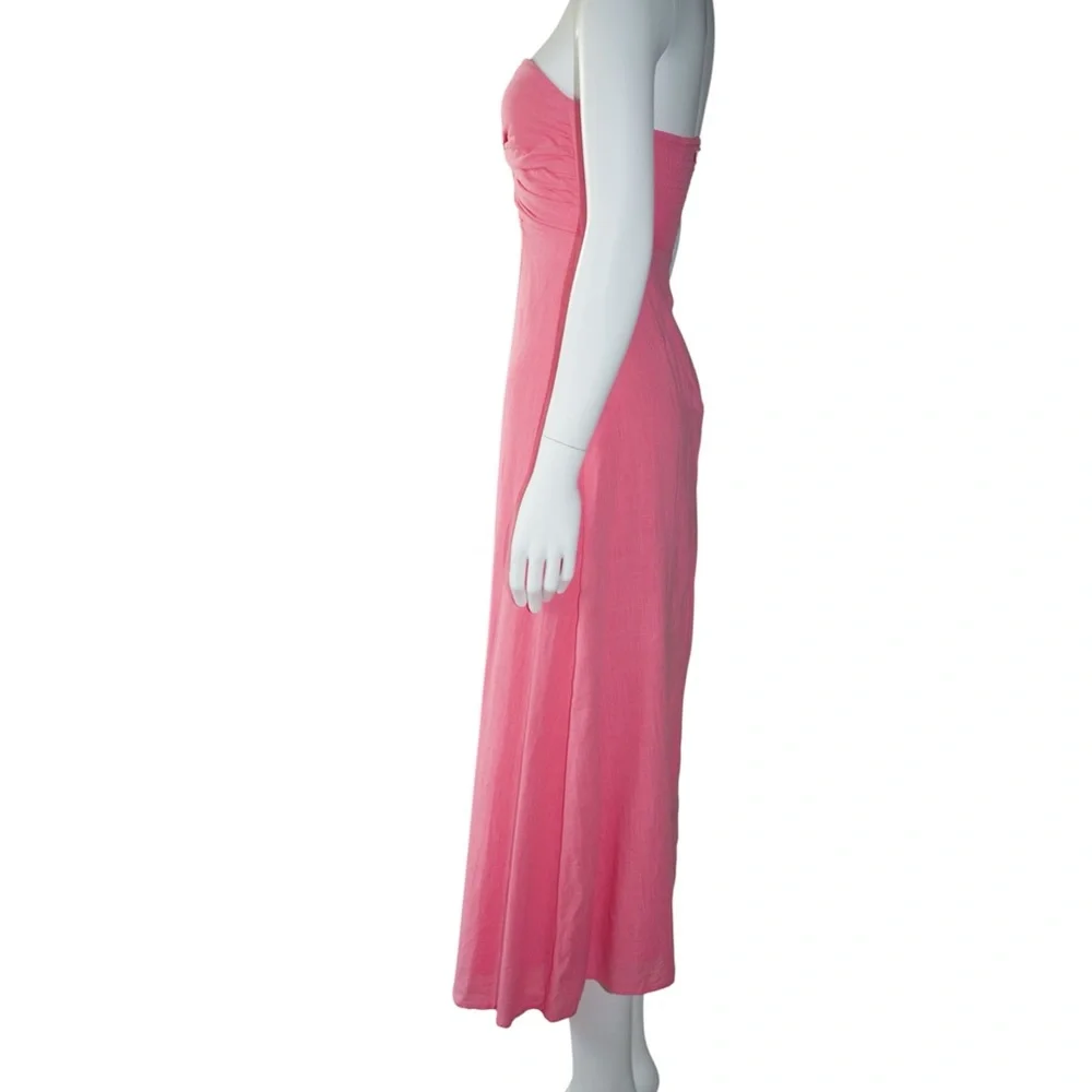 SNDYS x REVOLVE Lilly Dress in Pink 100% Cotton Women’s Size XS Barbie Summer